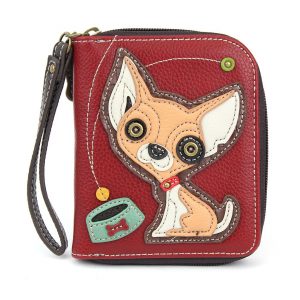 Chala Chihuahua Zip Around Wallet