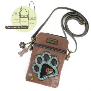 Chala Teal Paw Print Cell Phone Xbody