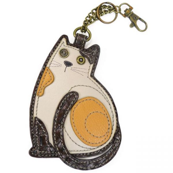 Chala LaZzy Cat Keychain