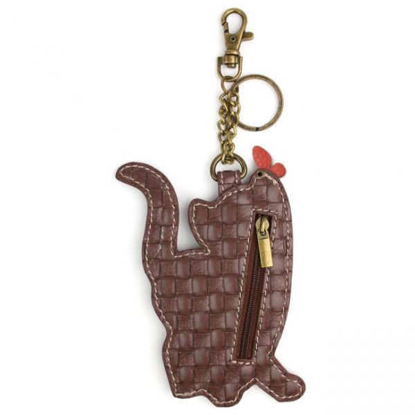 Chala Slim Cat Keychain Back