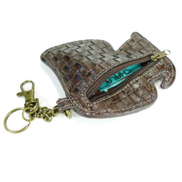 Chala Toffee Dog Keychain Back