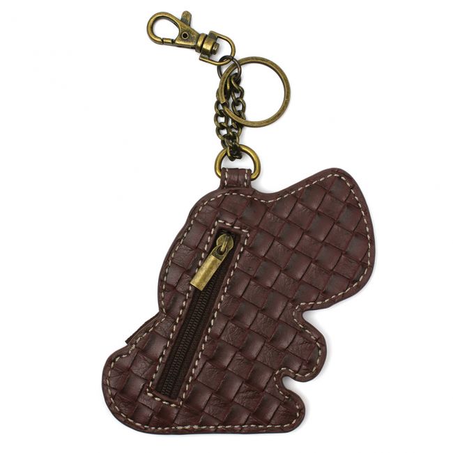 Chala Bulldog Key Fob Coin Purse Keychain Dog Lovers at  Women's  Clothing store