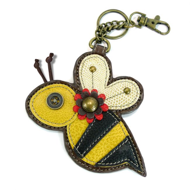 plush bee keychain